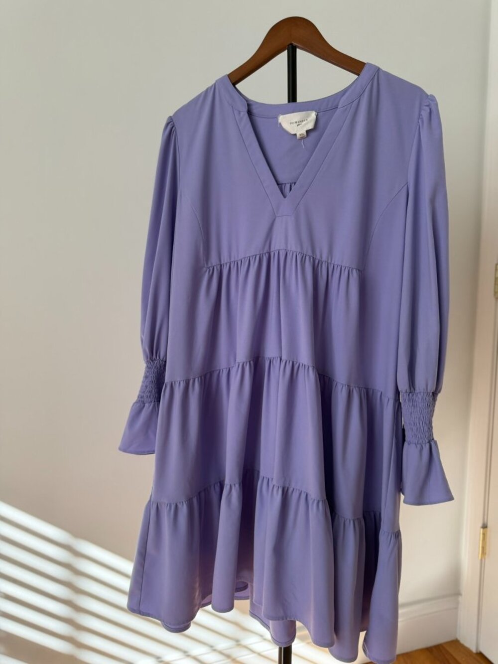 Pomander Place Lilac Kenzo Tiered Dress XXL